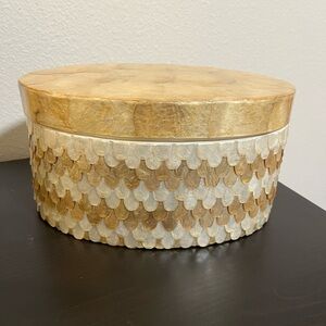 Capiz Shell large trinket box